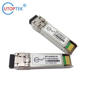 Wholesale 10Gb/s SFP+ SM Bidi LC 80km 1490/1550nm Fiber optical 10G 80km sfp transceiver module for cisco/huawei from china suppliers