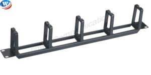 Wholesale 5PCS Plastic Rings And Hole Of Bottom Plate 19inch 1U Cable Management from china suppliers
