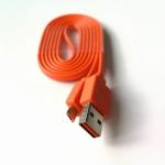 Micro USB Noodle Charging Cable 3F For JBL Charge 3+ Flip3 Flip2 Blue Tooth