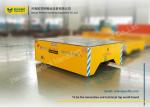 Cement Floor Motorized Transfer Trolley / Electric Transfer Cart 1435 Mm Rail