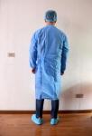 Medical Protection 60gsm Fluid Resistant SMS Non Woven Isolation Gown