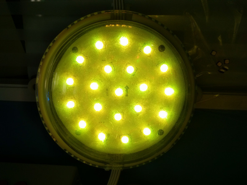 IP65 Waterproof Full Color 100MM 5W 24V RGB LED Pixel