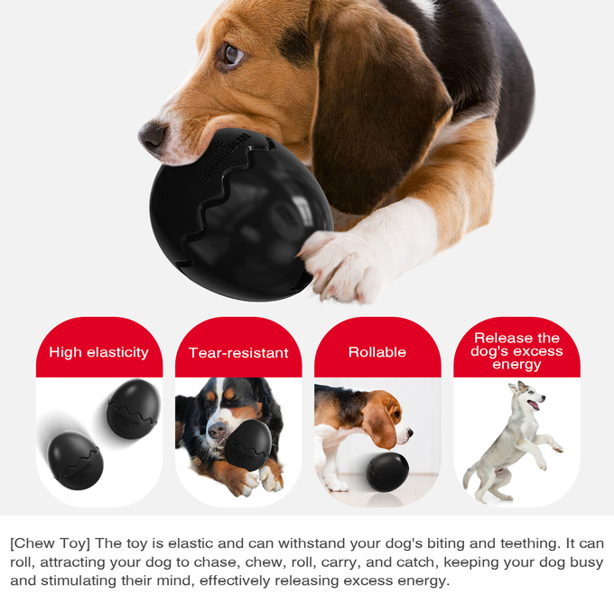 Stuffed Dog Top Slow Food Pet Tough Chew Toys