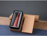 Custom Rigid Brown Kraft Paper Square Mug Bowl Storage Vase Packaging for