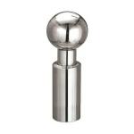 360 Degree Sanitary Spray Balls Stainless Steel Butt Weld Connection End