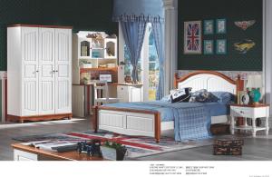 Wholesale luxury teenager solid wood bed room set from china suppliers