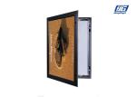 Outdoor Ilumination Poster Advertising Light Box With Black Frame Customized