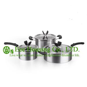 Wholesale cookware with stainless steel manufactuer in China, kitchenware for sale, fry pan, woks,soup pot,milk pot for kitchen from china suppliers