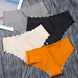 Wholesale M-XXL Ice Silk Seamless Underwear One Piece Breathable Women Underwear from china suppliers