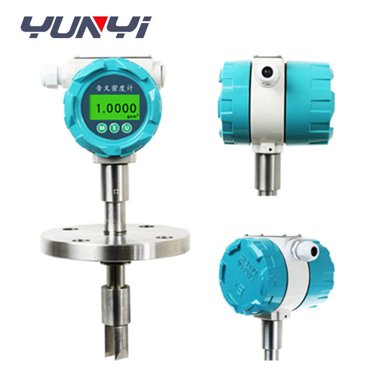 high-precision density measuring instrument DN50 DN80 DN100 digital tuning fork density meter sensor
