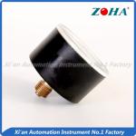 Aluminum Black Vacuum Pressure Gauge / ABS Plastic Dial Pressure Gauge