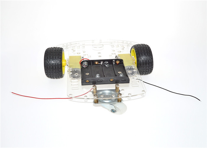 2WD Line Tracing Smart Car Chassis With Speed Encoder Strong Magnetism Motor