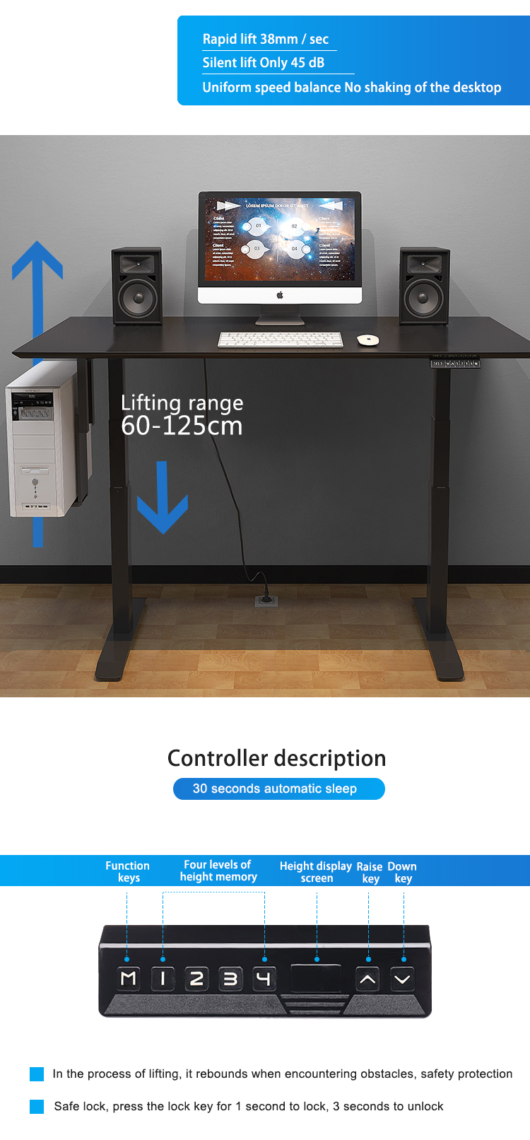 Sit Standing Laptop Writing Desk