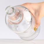 Clear 750ml Glass Vodka Liquor Wine Whiskey Bottle for Clients' Specific