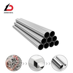 Wholesale Stock Prices 201/202/301/304/321/316L Hot/Cold Rolled 0.8-5mm Thickness Pickling Polished Hairline Mirror Matte Square Tube and Round Tube Stainless from china suppliers