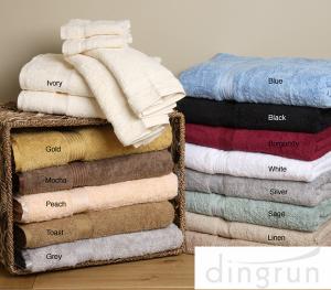 Wholesale Natural Anti Bacterial Cotton Bath Towels No Smell For Commercial Elgant Style from china suppliers