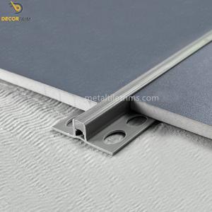 Wholesale External Edge Metal Trim Expansion Joint Profile Silver Rubber OEM from china suppliers