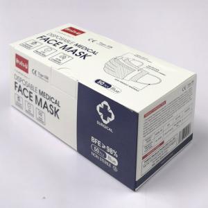 Wholesale EN14683 Face Mask , 3PLY Surgical Face Mask , BFE≥98% Type IIR Face Mask , Hospital Surgical Use Mask from china suppliers