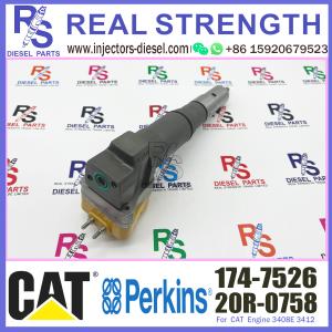 Wholesale Diesel Engine Fuel Injector Excavator Accessories Diesel Motor Parts 1747526 174-7526 for Caterpillar CAT 3412E 651E 657 from china suppliers