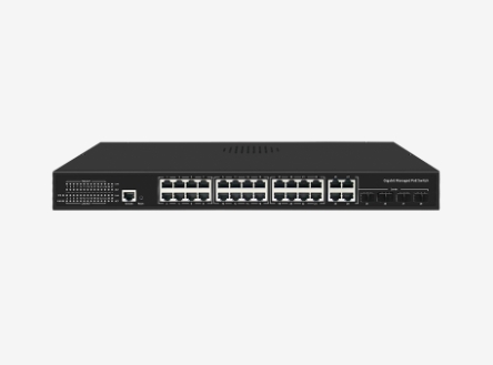 SG3000-MG-24P4C Switch 10/100/1000Mbps Transmission Rate and Stackable Function for Industrial Performance