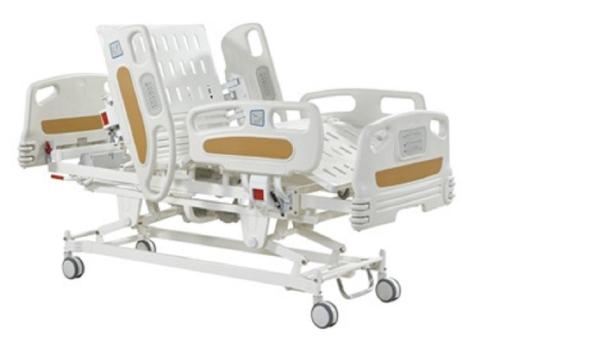 Multifunction Central Brake Casters Electric Control Head And Foot Board Patient