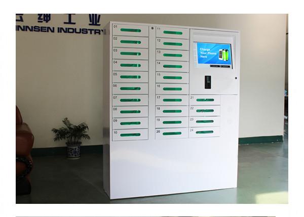 Touch Screen Self Serve Smart Cell Phone Charging Station Kiosk with Coin