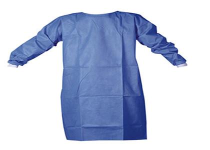 Quality Latex Cotton Disposable Surgical Gown Spunlace Surgery Clothing Fluid Resistant for sale