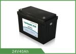 Safety 24V 40Ah Medical Equipment Battery Backup Nano LiFePO4 Material