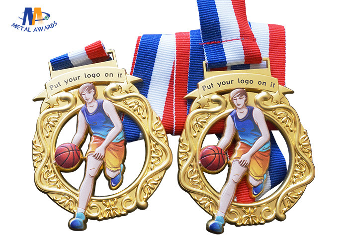 Basketball 65×4MM Cut Out Medals