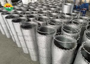 Wholesale HUILONG Galvanized Steel Razor Wire Coils , ISO Barbed Wire On Garden Fence from china suppliers