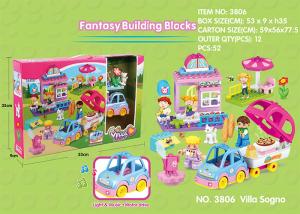 Wholesale Fire Station Building Blocks Educational Toys W / Functions For Age 3 Years Kids 49Pcs from china suppliers