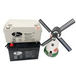 12V65AH 19.5A 650A 90ah Deep Cycle Battery Sealed Lead Acid For Solar Storage