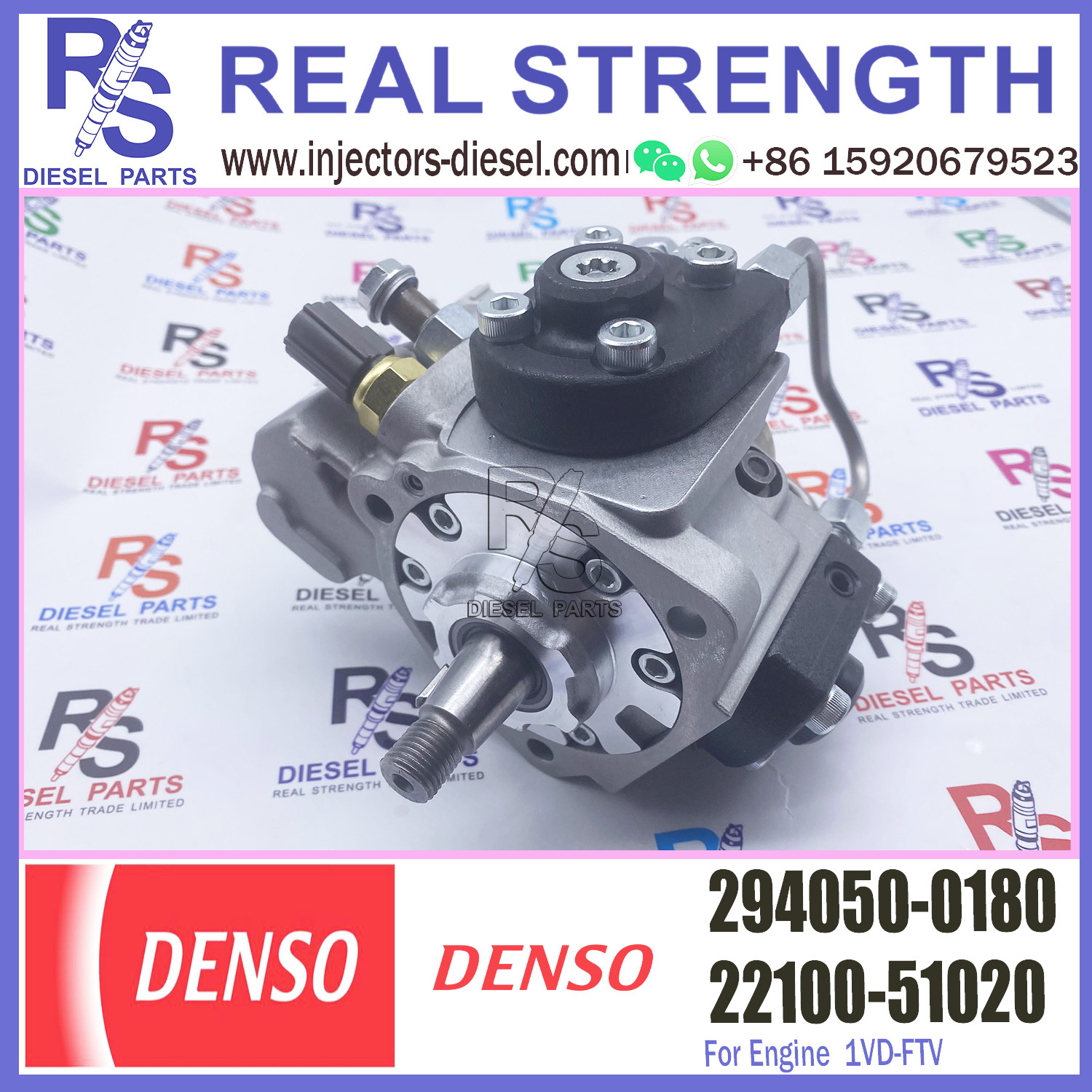 Diesel Fuel Injection Pump 294050-0180 294050-0181 22100-51020 For TOYOTA 1VD-FTV