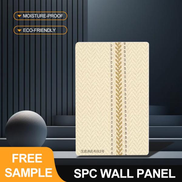 SPC Wall Panel Wholesale Customization 600*2440*4mm Waterproof And Wear