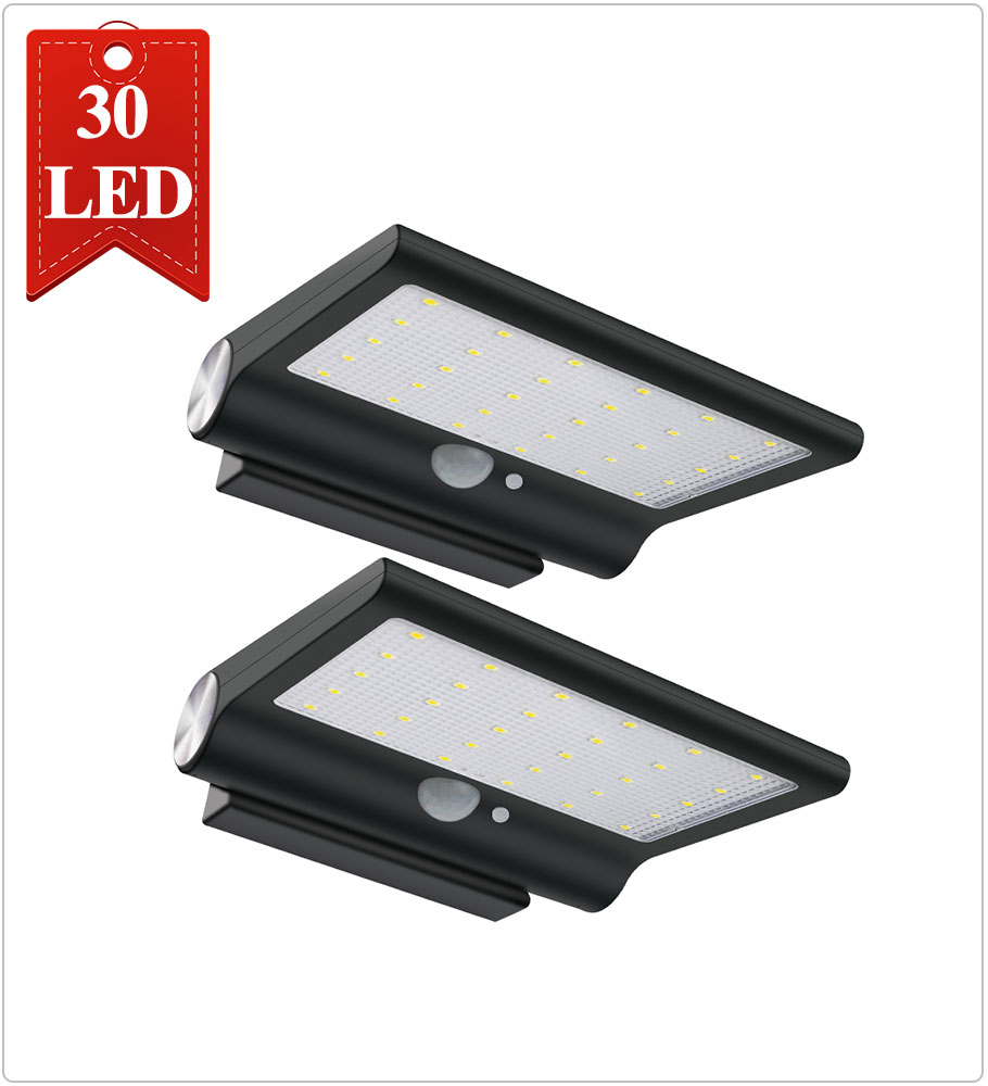72LED IP65 3 Head Solar Security Light With Motion Sensor 360 Degree