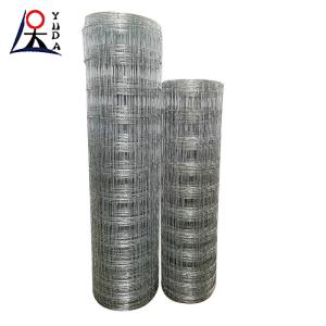 Wholesale Galvanized Cattle Field Metal Fence Hinge Joint Woven Animal Farm Iron Wire Fencing from china suppliers