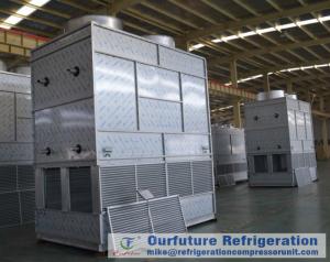 Wholesale Ammonia / Freon Refrigeration System Evaporative Condenser 220V 3 Phase 60 Hz from china suppliers
