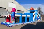 Outdoor Commercial Adult Bounce House Obstacle Course Inflatable Obstacle