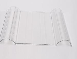 Wholesale 100% zhengfei Corrugated Transparent Plastic Roofing UV Virgin Material For Green Hous Sun Room Shed from china suppliers