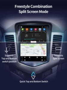 Wholesale Tesla series 9.7inch car stereo system touch screen for Chevrolet Cruze 2015-2020 car dvr camera gps navigation android from china suppliers