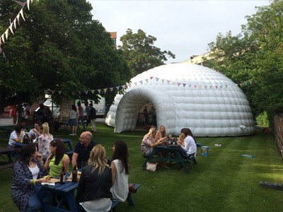 OEM / ODM Black Inflatable Tent Marquee For Outdoor Party And Event