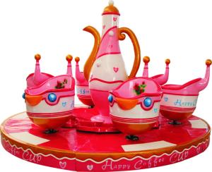 Wholesale 2.5 M Height Coffee Cup Ride , 6 Seats Tea Cup Ride Long Life Span from china suppliers