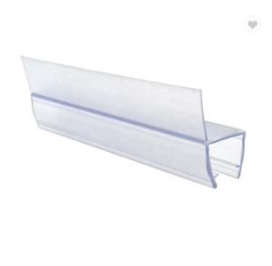 Wholesale 6-12mm Glass Compatible 180 Degree PVC Rubber H Channel Bottom Glass Shower Seal Door Strip from china suppliers