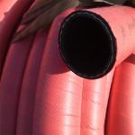 8 Inch Water Discharge Hose Lay Flat Dishwasher Camlock Rubber Pump Hose