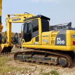Japanese Original Komatsu PC200-8 Used Hydraulic Excavator 1m3 Bucket Capacity