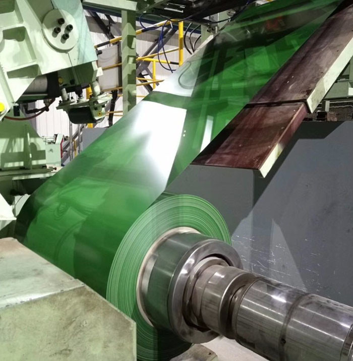 4mm - 300mm Prepainted Galvanized Steel Coils Hot Dip Blue SGS CE BV TISCO