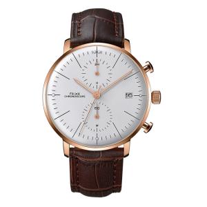 Wholesale Luxury curve crystal rose gold coating stainless steel back water resistant 30m from china suppliers