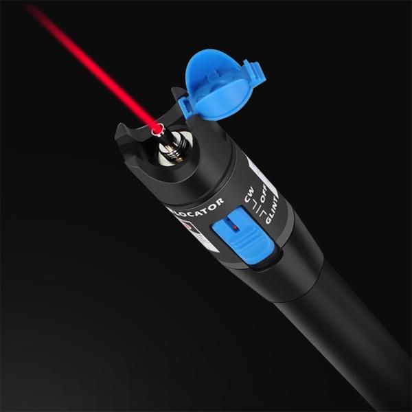 5MW Visual Fault Locator Fiber Optic Cable Tester Strong Red Light Beam