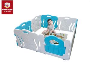 Wholesale Cartoon Cute Mermaid Foldable Baby Playpen Plastic Children Fence from china suppliers