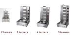 High Rigidity Gas Shawarma Equipment for Baking Meat in Commercial Hotel Kitchen